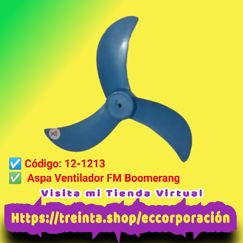 ASPA VENT FM 450 BOOMERANG VERDE Y AZUL