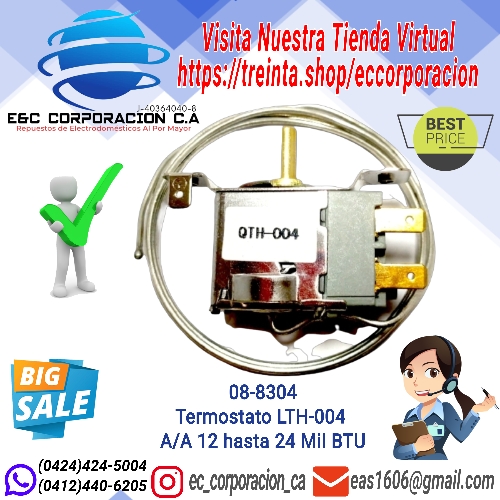 TERMOSTATO LTH-004 A/A 12/24 MIL BTU
