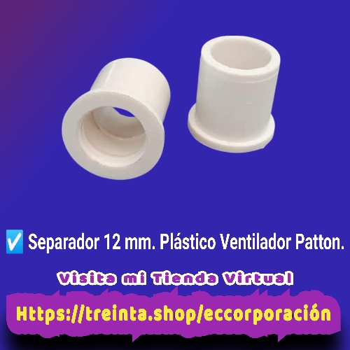 SEPARADOR PLÁSTICO VENT.PATTON (12 MM.)