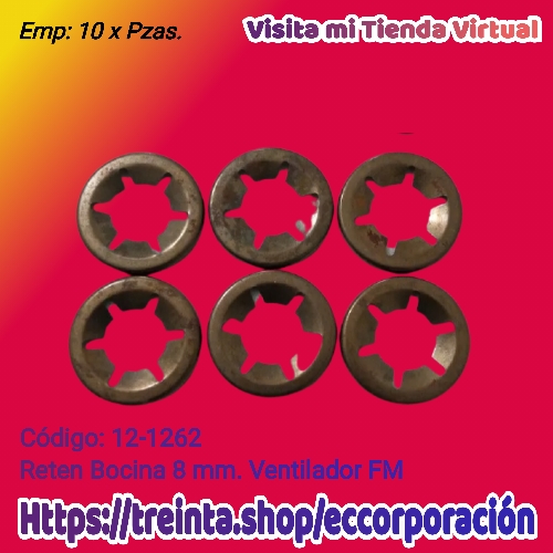 RETEN BOCINA 8 MM.VENTILADOR FM