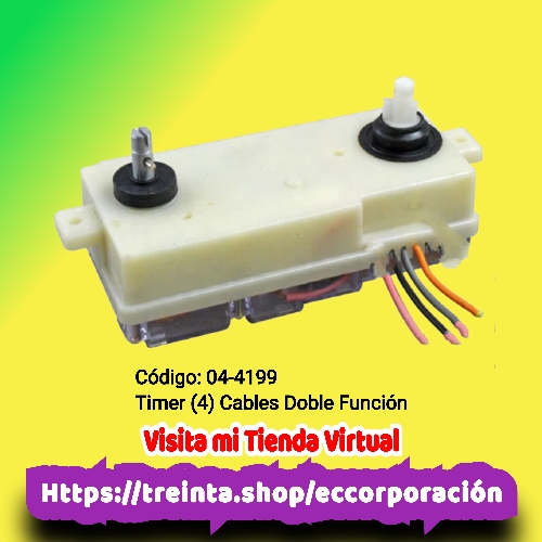TIMER 4 CABLES DOBLE FUNCIO
