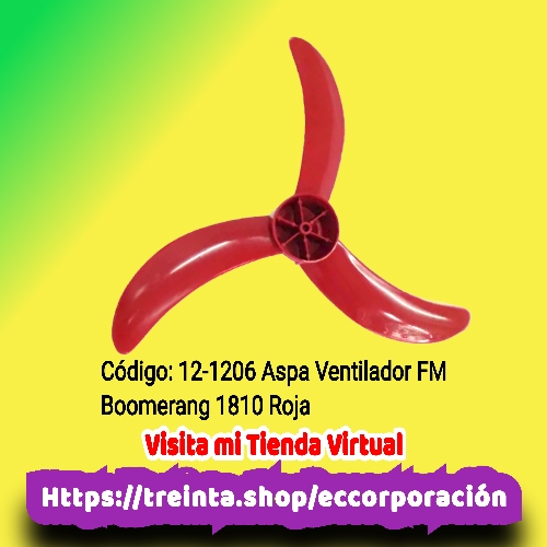 ASPA VENT FM 1810 BOOMERANG ROJA