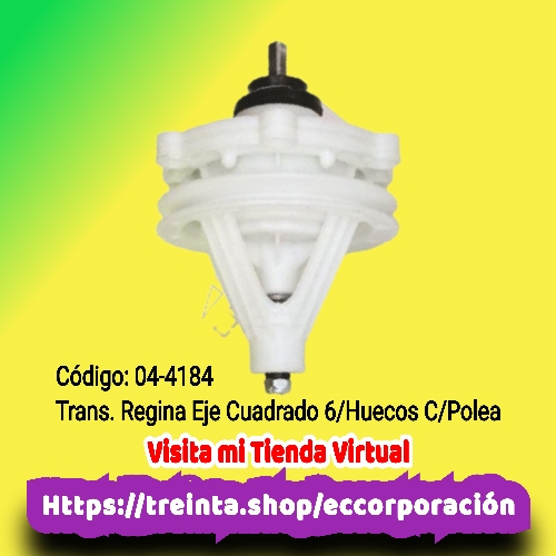 TRANS.REGINA EJE CUADRAD 6/HUECO C/POLEA PQÑA.