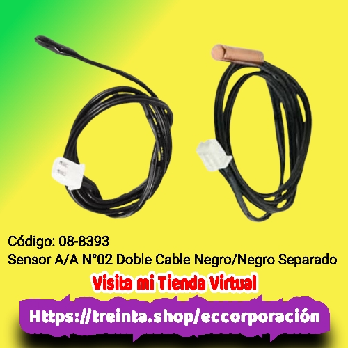 SENSOR A/A (08 Ohm.) DOBLE CABLE NEGRO/NEGRO SEPARADOS