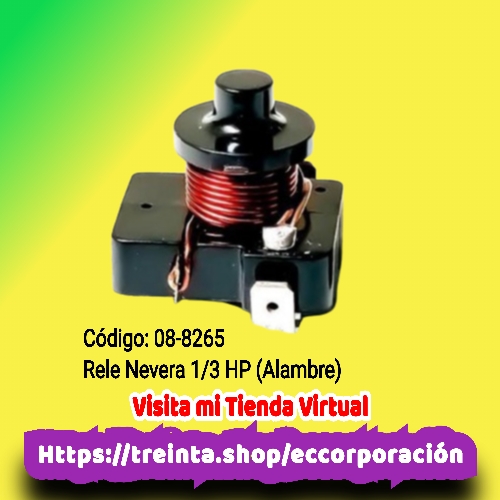 RELE NEVERA 1/3 HP (ALAMBRE)