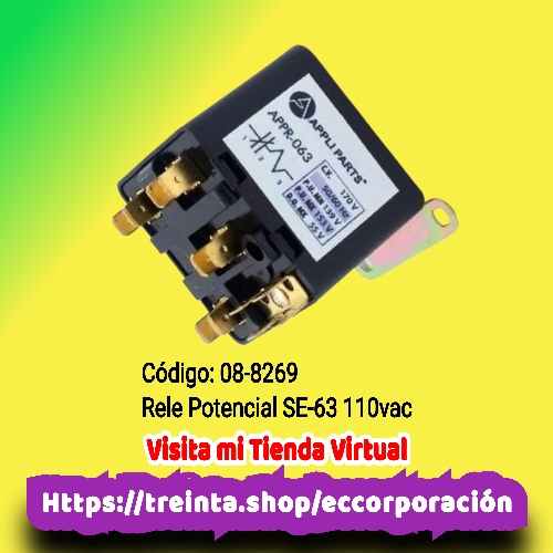 RELE POTENCIAL SE-63 110VAC