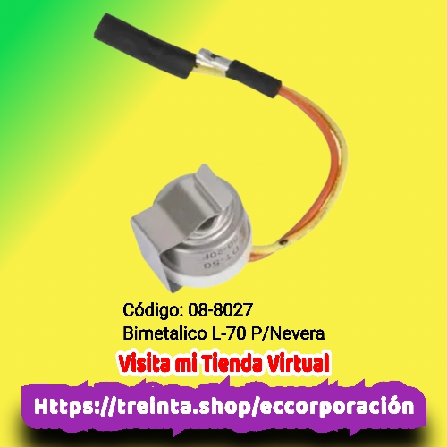 BIMETALICO L-70F P/NEVERAS