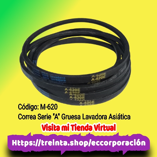 CORREA MOD A-620 GRUESA LAV.ASIATICA