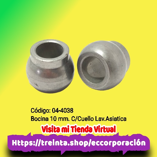 BOCINA 10 MM C/CUELLO LAV ASIATICA