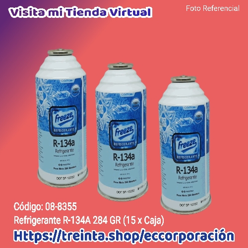 REFRIGERANTE R-134A 284 GRS (15 X CAJA)