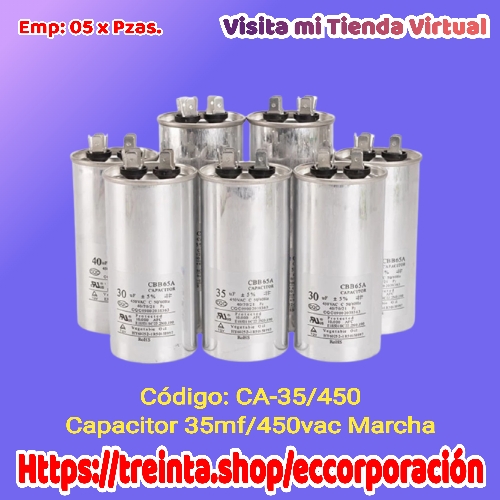 CAPACITOR 35MF/450VAC MARCHA