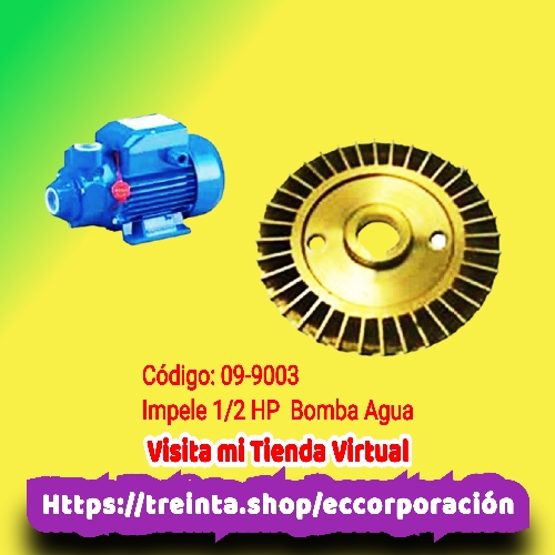 IMPELE BOMBA AGUA 1/2HP-12MM
