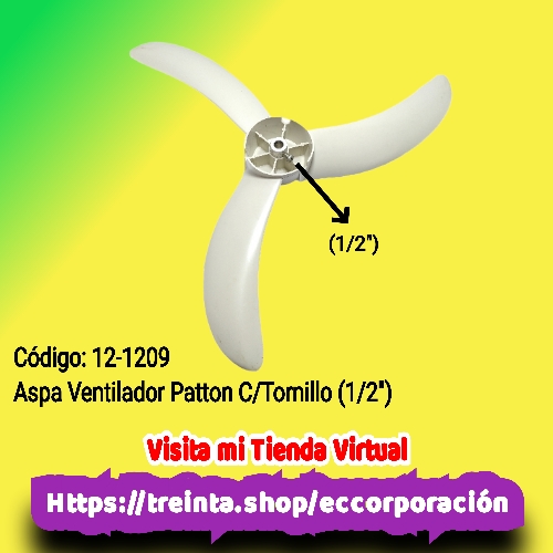 ASPA VENT PATTON PLASTICA 1/2"