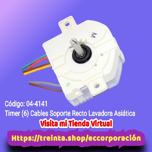 TIMER 6 CABLES CUADRADO  SOPORTE RECTO