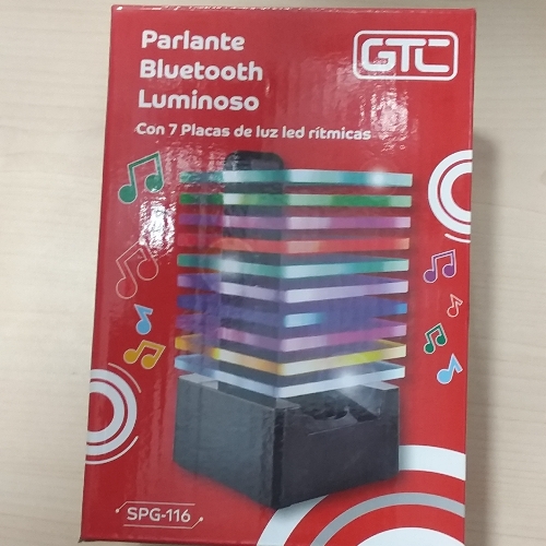 Parlante bt luminoso GTC