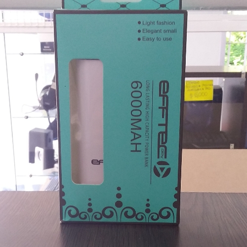 Cargador portátil effetec 6000