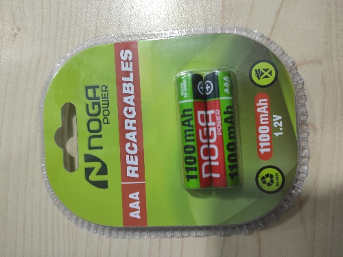 Pila recargable AAA Noga x2
