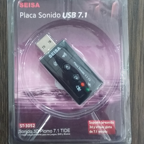Placa sonido USB seisa