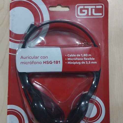 Auricular con micrófono GTC  HSG-181