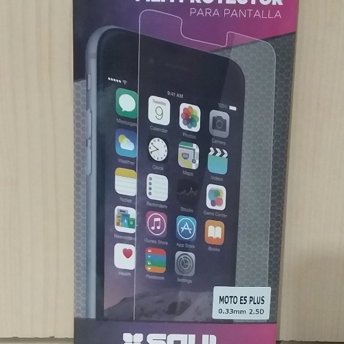 Vidrio Moto E5 plus