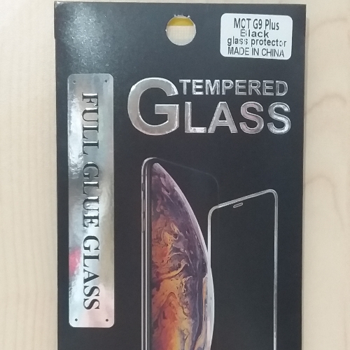 Vidrio Moto G9 plus black