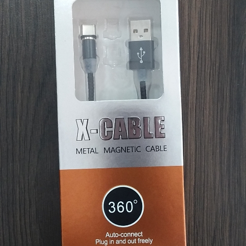 Cable USB magnético 360. Tipo C