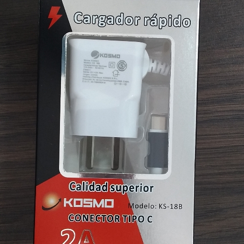Cargador Kosmo tipo C 2A