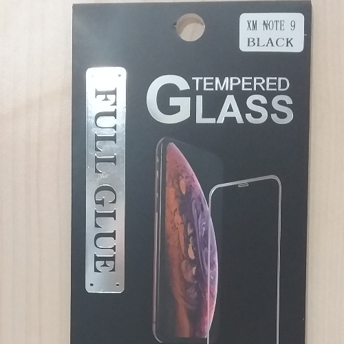 Vidrio Xioami note 9 black