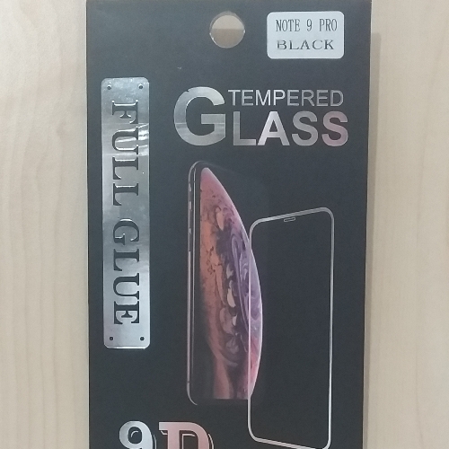 Vidrio Note 9 Pro black