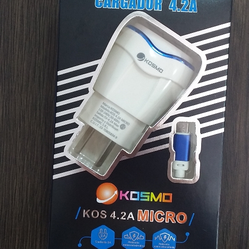 Cargador Kosmo 4.2 A tipo v8
