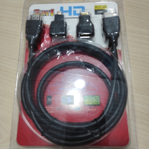 Cable HDMI 3 en 1