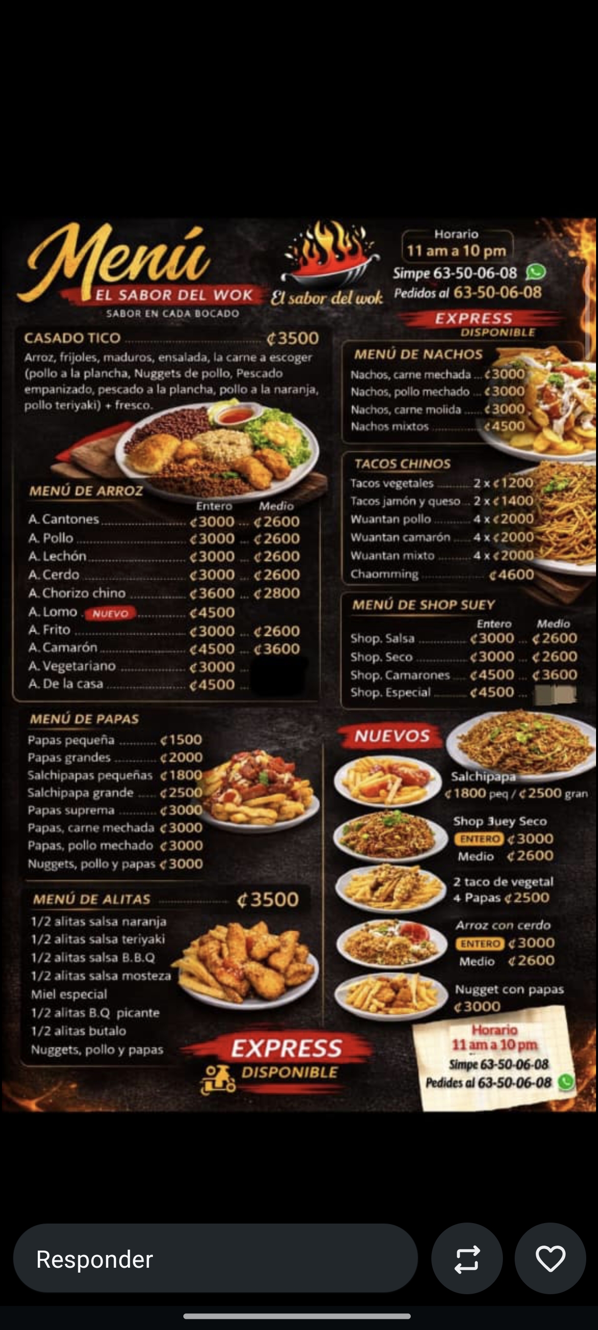 El sabor del wok