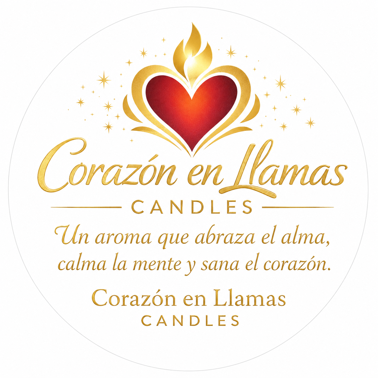 Corazón en llamas