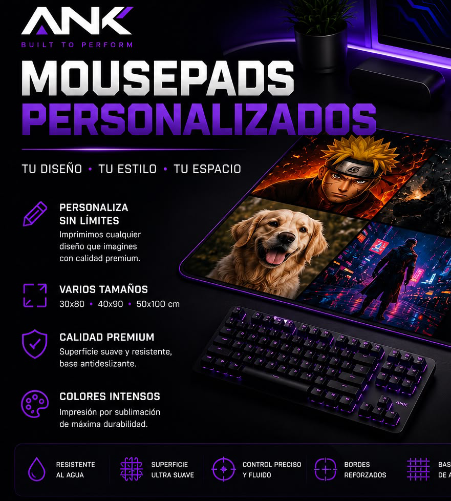 Selecciona "Personalizados" y realiza tu pedido.