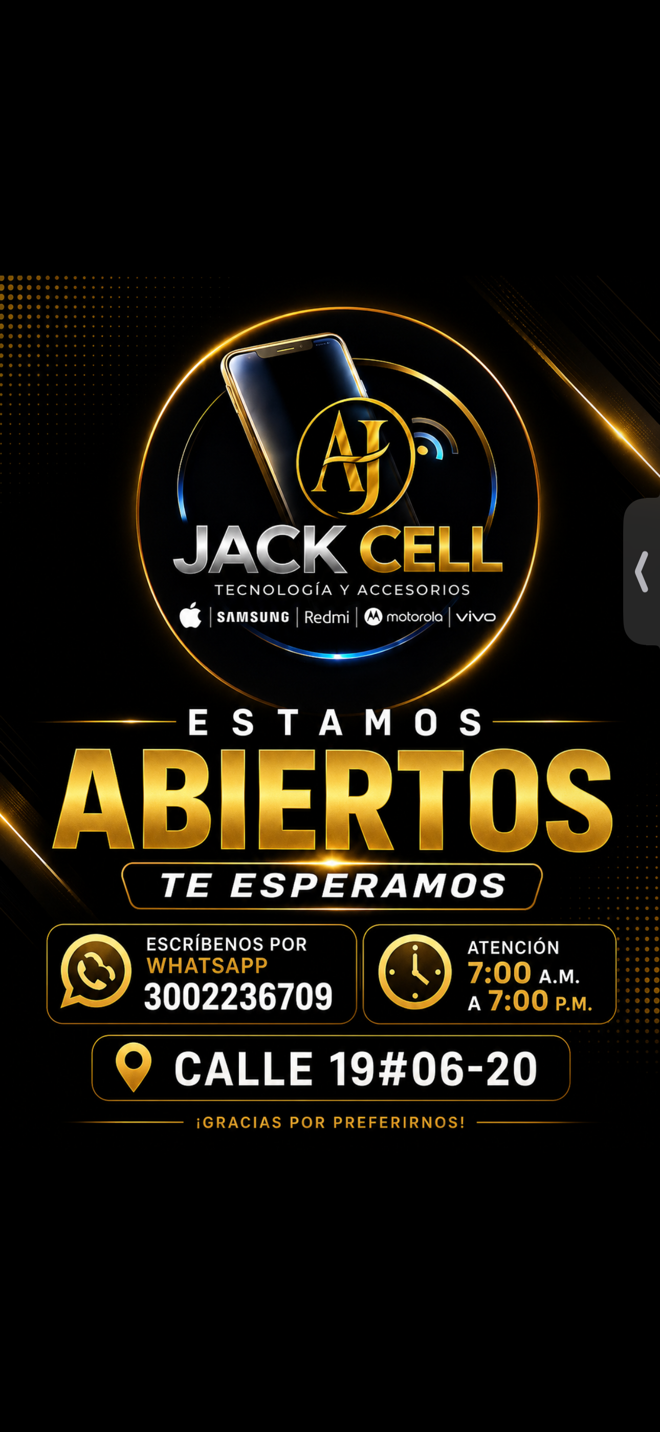 Accesorios Jack Cell