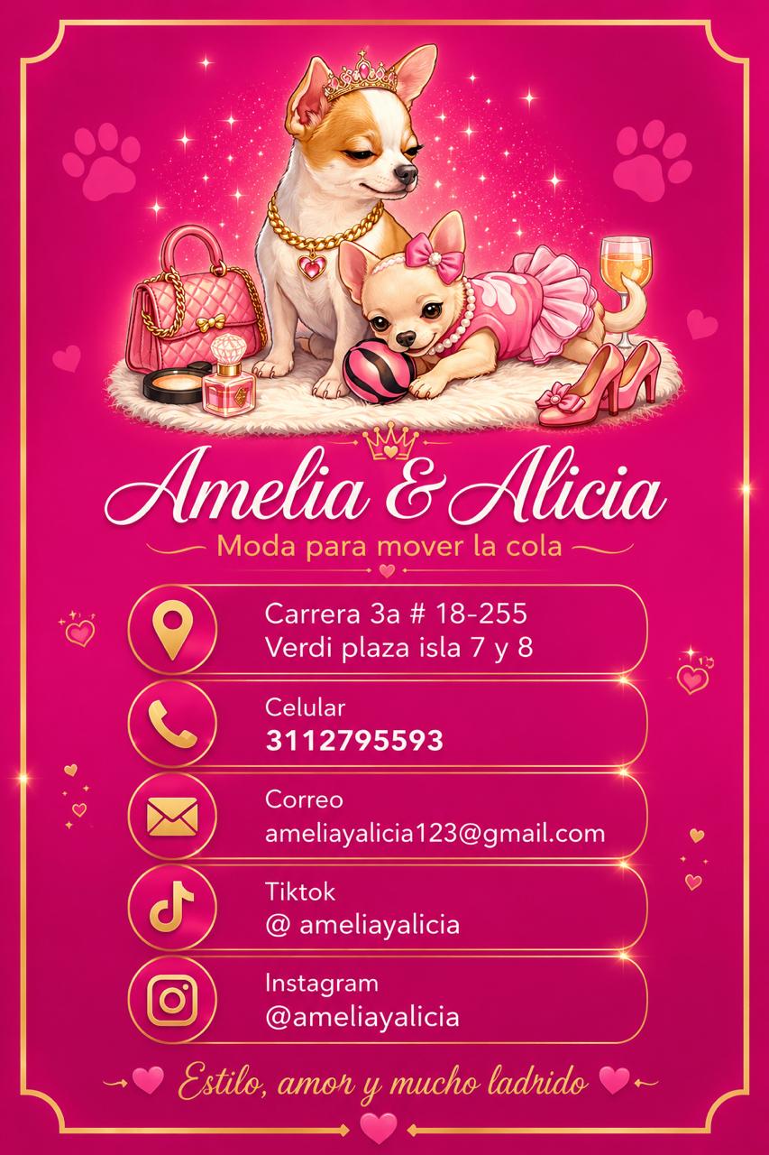 Amelia y Alicia pet boutique
