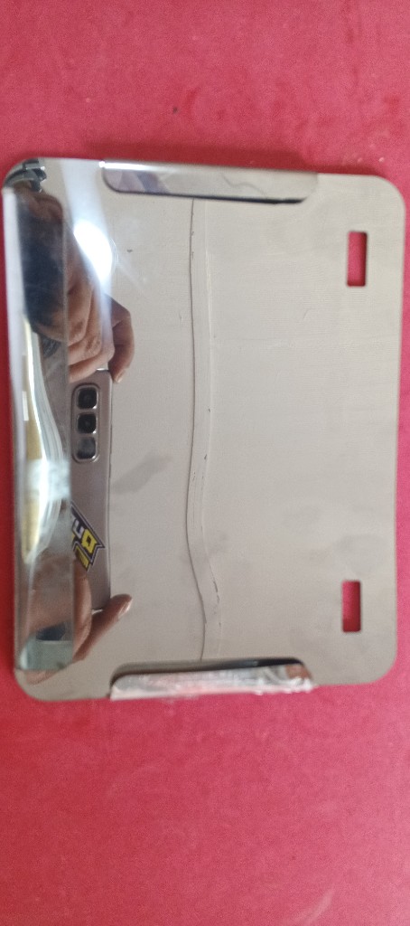 Cromo Porta Placa Sencillo