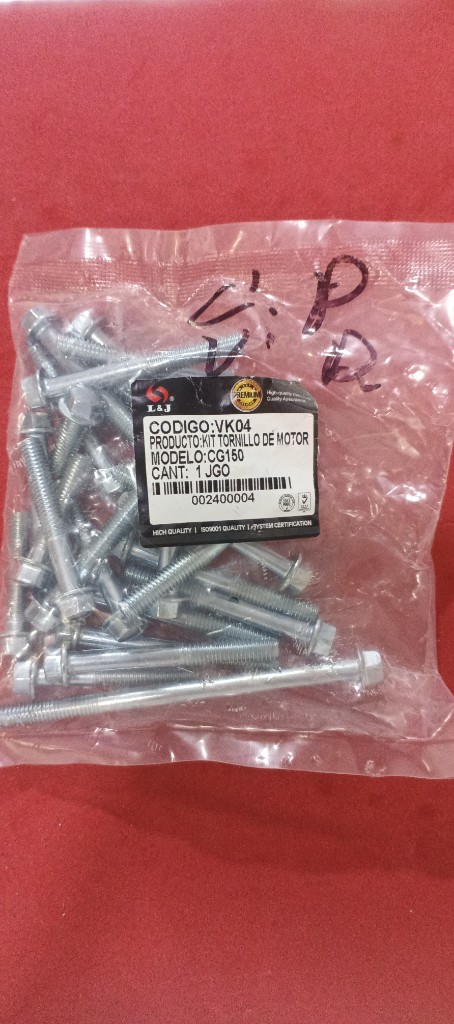 Kit de Tornillos de Motor