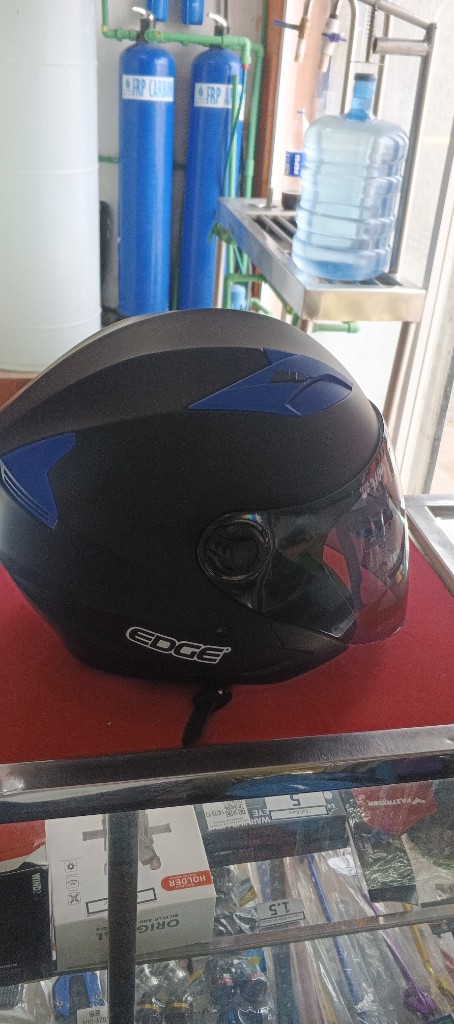 Casco SemiIntegral Negro Mate Talla l