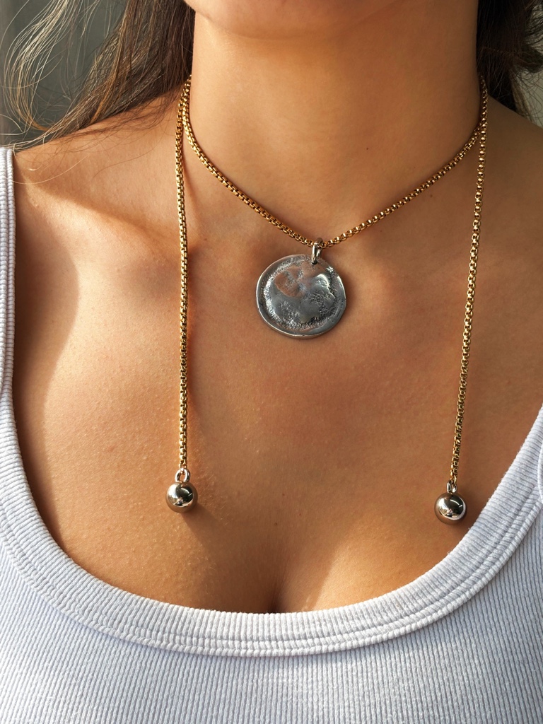 Colar Alumínio Lunna Lariat
