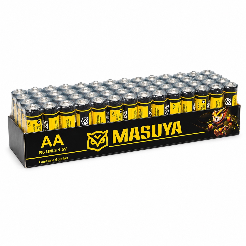 Pack 60 Pilas AA MASUYA