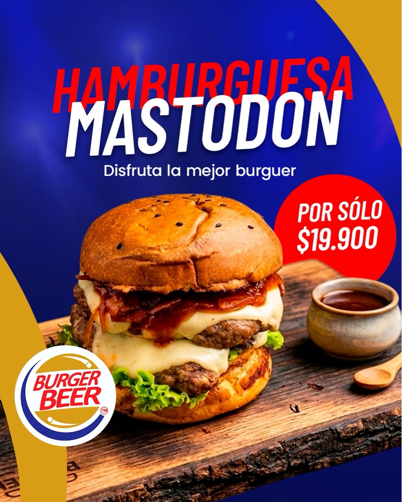 HAMBURGUESA MASTODON