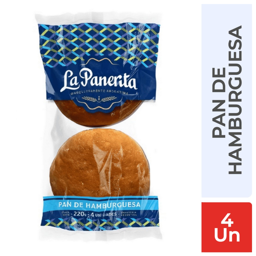 Pan de hamburguesa, la panerita