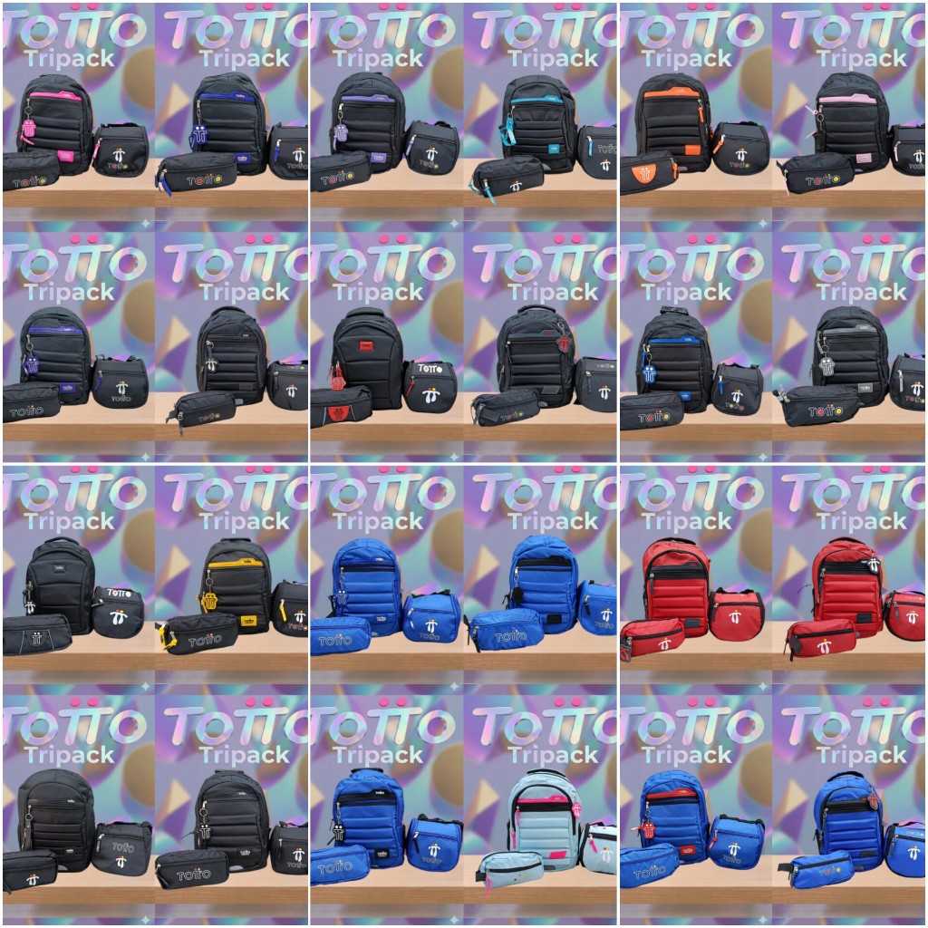 Morral tripack totto U.