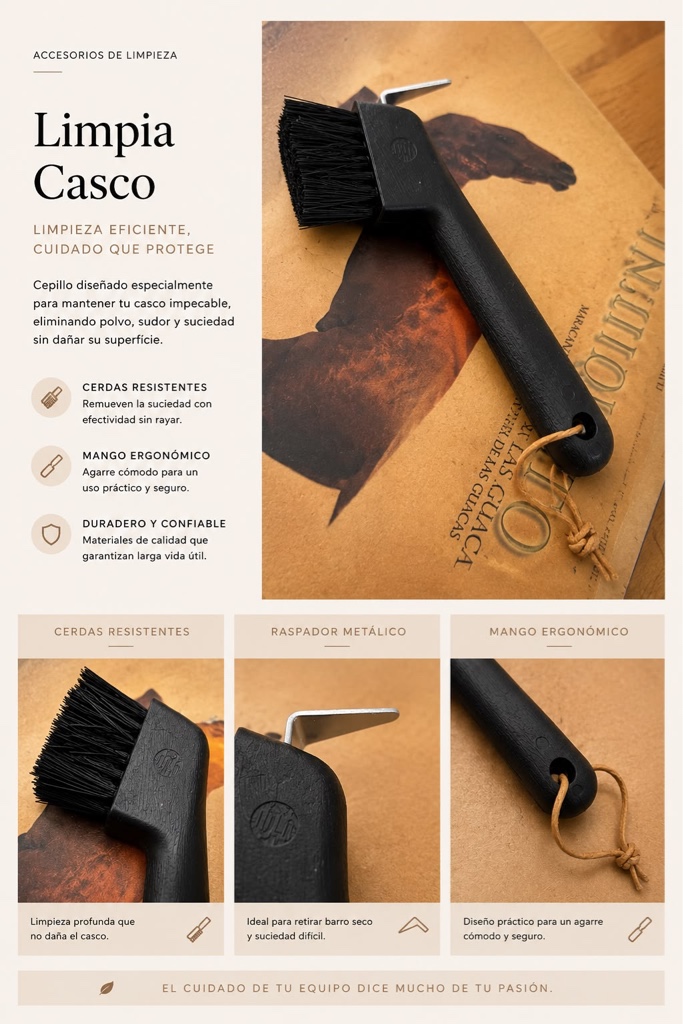 Limpia Casco negro