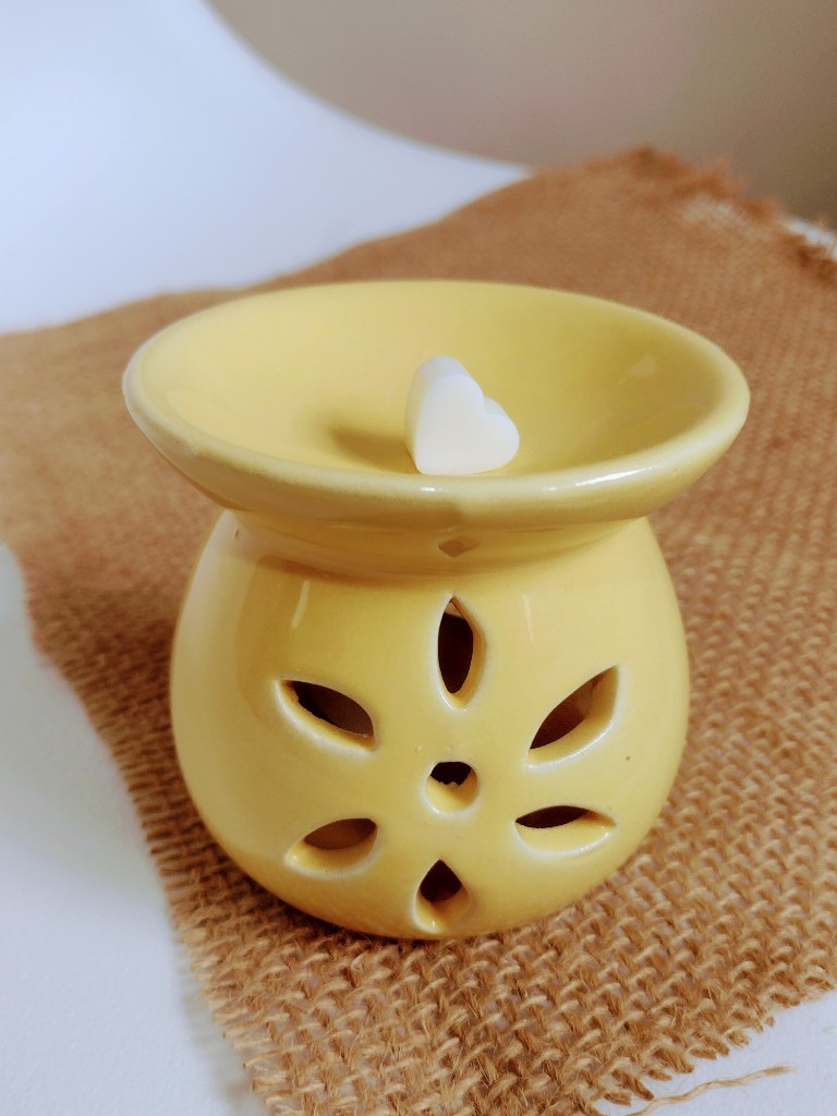Difusor Rechaud Amarelo | Cerâmica