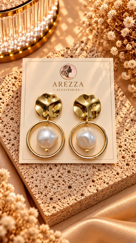 Arete de acero con piedra en circulo