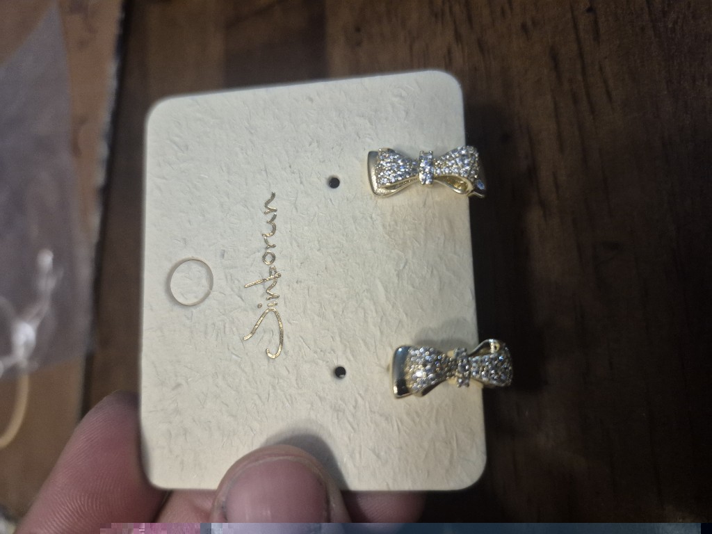 Arete de chongo acero blanco