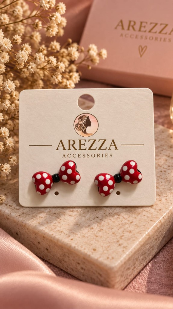 Arete chongo de minnie