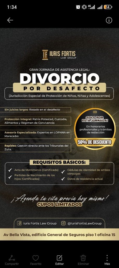 Divorcio Desafecto Protección